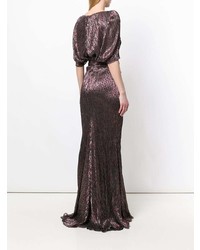 Темно-красное вечернее платье от Talbot Runhof