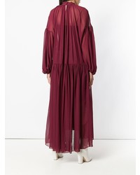 Темно-красное вечернее платье от Stella McCartney