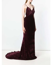 Темно-красное вечернее платье от Stella McCartney