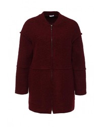 Женское темно-красное пальто от Aurora Firenze