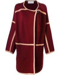 Женское темно-красное пальто от Chloé