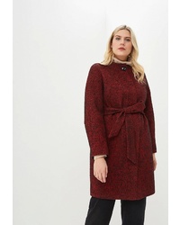 Женское темно-красное пальто от De Marse