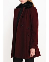 Женское темно-красное пальто от Dorothy Perkins
