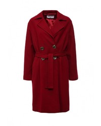Женское темно-красное пальто от Fontana 2.0