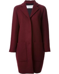 Женское темно-красное пальто от Gianluca Capannolo