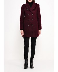 Женское темно-красное пальто от Glamorous