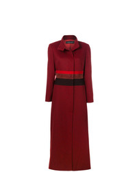 Женское темно-красное пальто от Jean Louis Scherrer Vintage