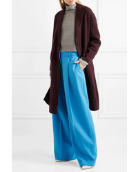 Женское темно-красное пальто от Joseph