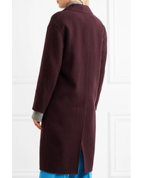 Женское темно-красное пальто от Joseph