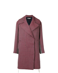 Женское темно-красное пальто от Stella McCartney