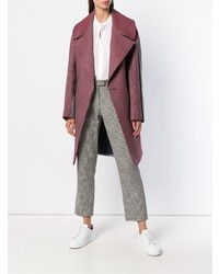 Женское темно-красное пальто от Stella McCartney