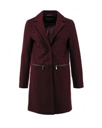 Женское темно-красное пальто от Warehouse