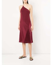 Темно-красное платье-комбинация от Kacey Devlin