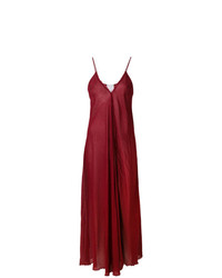 Темно-красное платье-макси от Lost & Found Rooms