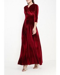 Темно-красное платье-макси от Love &amp; Light