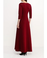Темно-красное платье-макси от Love &amp; Light
