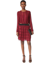 Темно-красное платье-футляр от Endless Rose