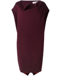 Темно-красное платье от Chalayan