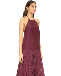 Темно-красное платье от Tibi