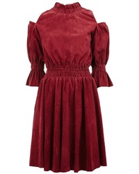Темно-красное платье от Drome