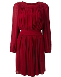 Темно-красное платье от Etoile Isabel Marant