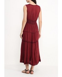 Темно-красное платье от Indiano Natural