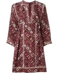 Темно-красное платье от Isabel Marant
