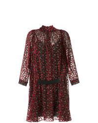 Темно-красное свободное платье от Tamuna Ingorokva
