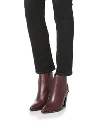 Темно-красные ботильоны от IRO