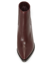 Темно-красные ботильоны от IRO