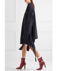 Темно-красные ботильоны от Vetements