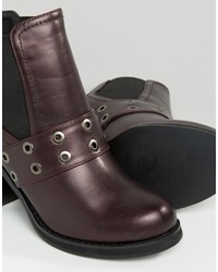 Женские темно-красные ботинки челси от Park Lane