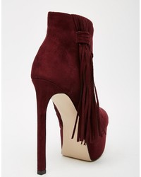 Женские темно-красные ботинки от Asos