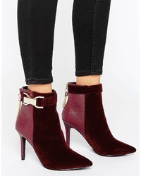 Женские темно-красные ботинки от Forever Unique