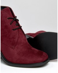 Женские темно-красные ботинки от London Rebel