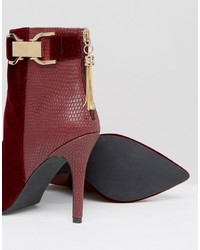 Женские темно-красные ботинки от Forever Unique