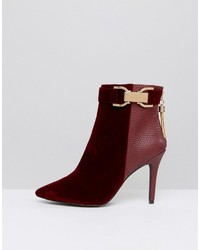 Женские темно-красные ботинки от Forever Unique