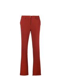 Женские темно-красные брюки-галифе от Etro