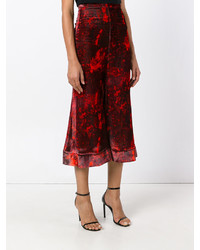 Темно-красные брюки-клеш от Ellery