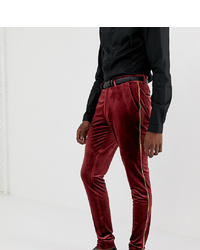 Темно-красные брюки чинос от ASOS DESIGN