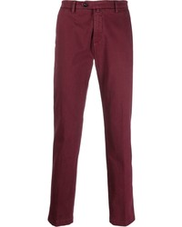Темно-красные брюки чинос от Briglia 1949