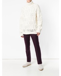 Темно-красные брюки чинос от Officine Generale