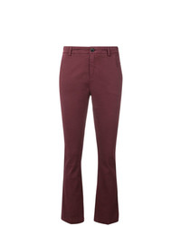 Женские темно-красные брюки чинос от Department 5