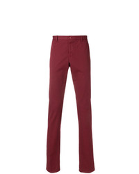 Темно-красные брюки чинос от Etro
