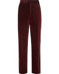 Темно-красные брюки чинос от Fendi
