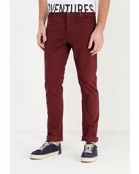 Темно-красные брюки чинос от Fresh Brand