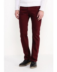 Темно-красные брюки чинос от Justboy