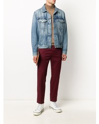 Темно-красные брюки чинос от DSQUARED2