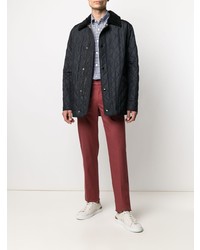 Темно-красные брюки чинос от Canali