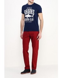 Темно-красные брюки чинос от Sela